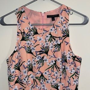 Banana Republic Peach Floral Slater Dress